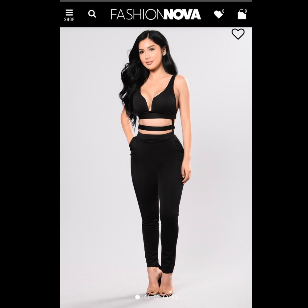 Black w/silver jumpsuit